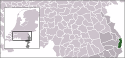 Carte de localisation de l'ancienne commune