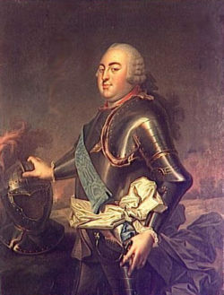 Le duc d'Orléans. Portrait d'après Louis Michel Van Loo
