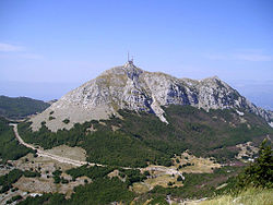 Le Štirovnik vue depuis le Jezersky