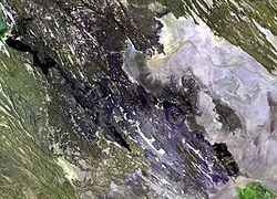 Image satellite du Manda Hararo.