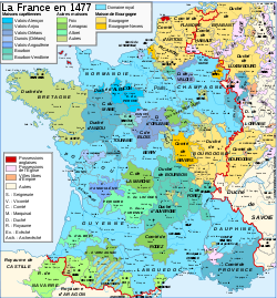 La France en 1477