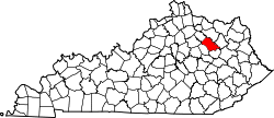 Map of Kentucky highlighting Bath County.svg