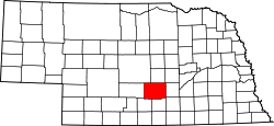 Map of Nebraska highlighting Buffalo County.svg