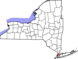 Emplacement du comté dans l'État de New York