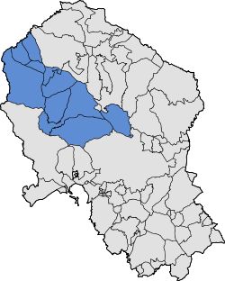 Map of Valle del Guadiato in the province.svg
