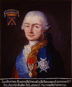 Portrait du maréchal de Rochambeau