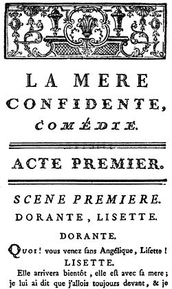Première page de l'édition Arkstee & Merkus, Amsterdam et Leipzig, 1754.