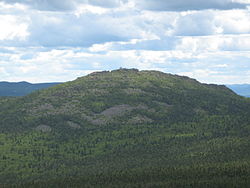 Vue du mont Carleton depuis le mont Head.