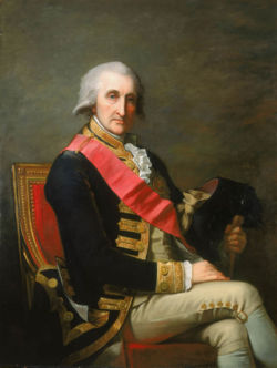 Amiral George Brydges Rodney, par Jean-Laurent Mosnier, peint en 1791