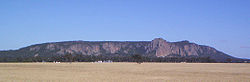 Le mont Arapiles dominant la plaine de Wimmera
