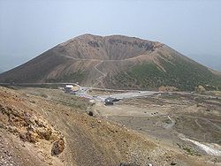 Vue du mont Azuma en 2007.