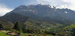 Vue du mont Kinabalu.