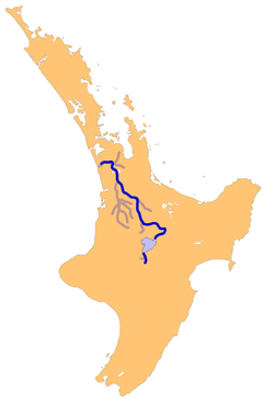 Carte de Waikato River