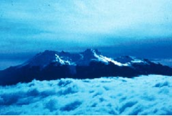 Vue aérienne du Nevado del Huila