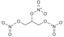 structure du trinitrate de glycérine