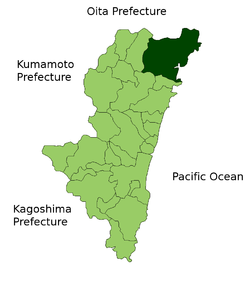 Nobeoka in Miyazaki Prefecture.png