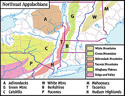 Chaînes du nord-est des Appalaches