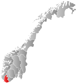 Norway Counties Vest-Agder Position.svg