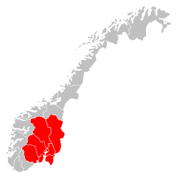 Norway Regions Østlandet Position.svg