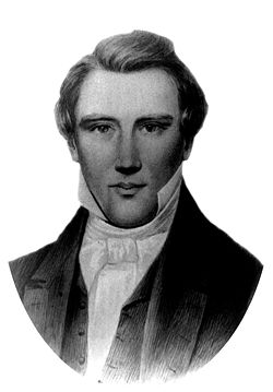 Portrait de Joseph Smith, auteur Charles W. Carter (Library of Congress)