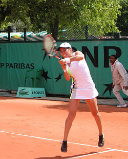Nathalie Vierin à Roland Garros 2007