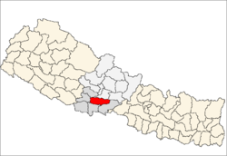 Localisation du district de Palpa