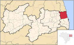 Région Microrégion dulittoral nord de la Paraíba