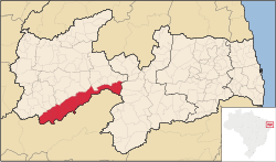 Région Microrégion de Serra do Teixeira