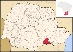 Région Microrégion de São Mateus do Sul