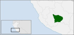 Localisation de la région Apurímac