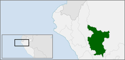 Localisation de la région San Martín
