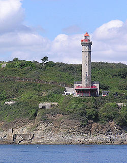 Le phare en janvier 2006, depuis la mer