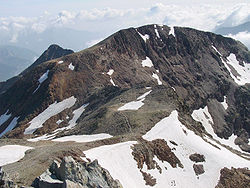 Pic de Montcalm vu de la Pique d'Estats