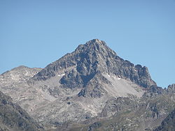 Le pic Palas vu de la descente du pic du Midi d'Ossau
