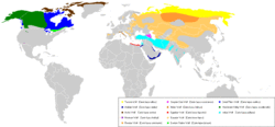 Present distribution of wolf subspecies.gif