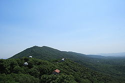 Vue depuis l'observatoire de la Montagne Pourpre