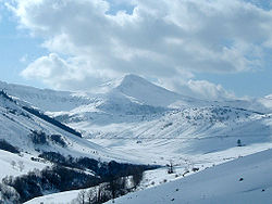 Le puy Mary vu de l'est