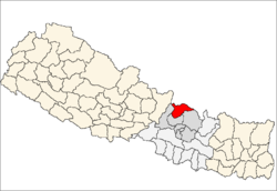 Localisation du district de Rasuwa