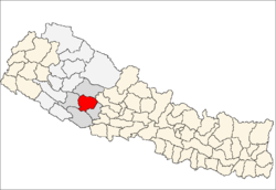 Localisation du district de Rolpa