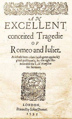 Page de titre de la première édition (1597)