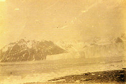 Le glacier en 1882