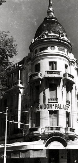 Façade du Saïgon-Palace (vers 1940) (Actuel Grand Hôtel)
