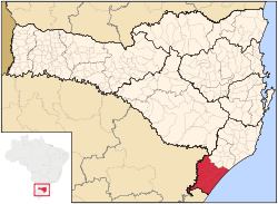 Région Microrégion d'Araranguá