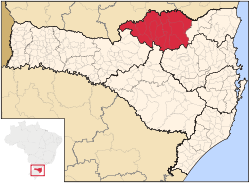 Région Microrégion de Canoinhas