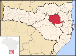 Région Microrégion de Rio do Sul