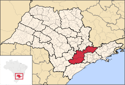 Région Mésorégion macro métropolitaine de l'État de São Paulo