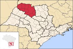 Région Mésorégion de São José do Rio Preto