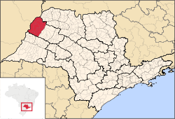 Région Microrégion d'Andradina