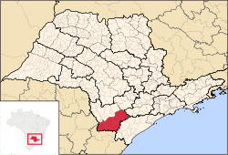 Région Microrégion de Capão Bonito