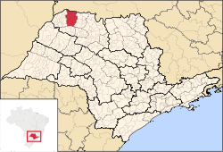 Région Microrégion de Fernandópolis